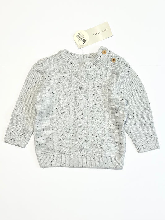 Cable knit jumper brand new - Size 00