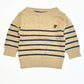 Brown striped knit jumper - Size 00