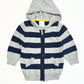Striped knit hoodie - Size 00