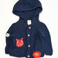 Navy hooded jacket - Size 00