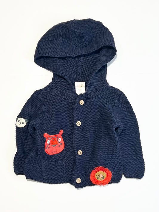 Navy hooded jacket - Size 00