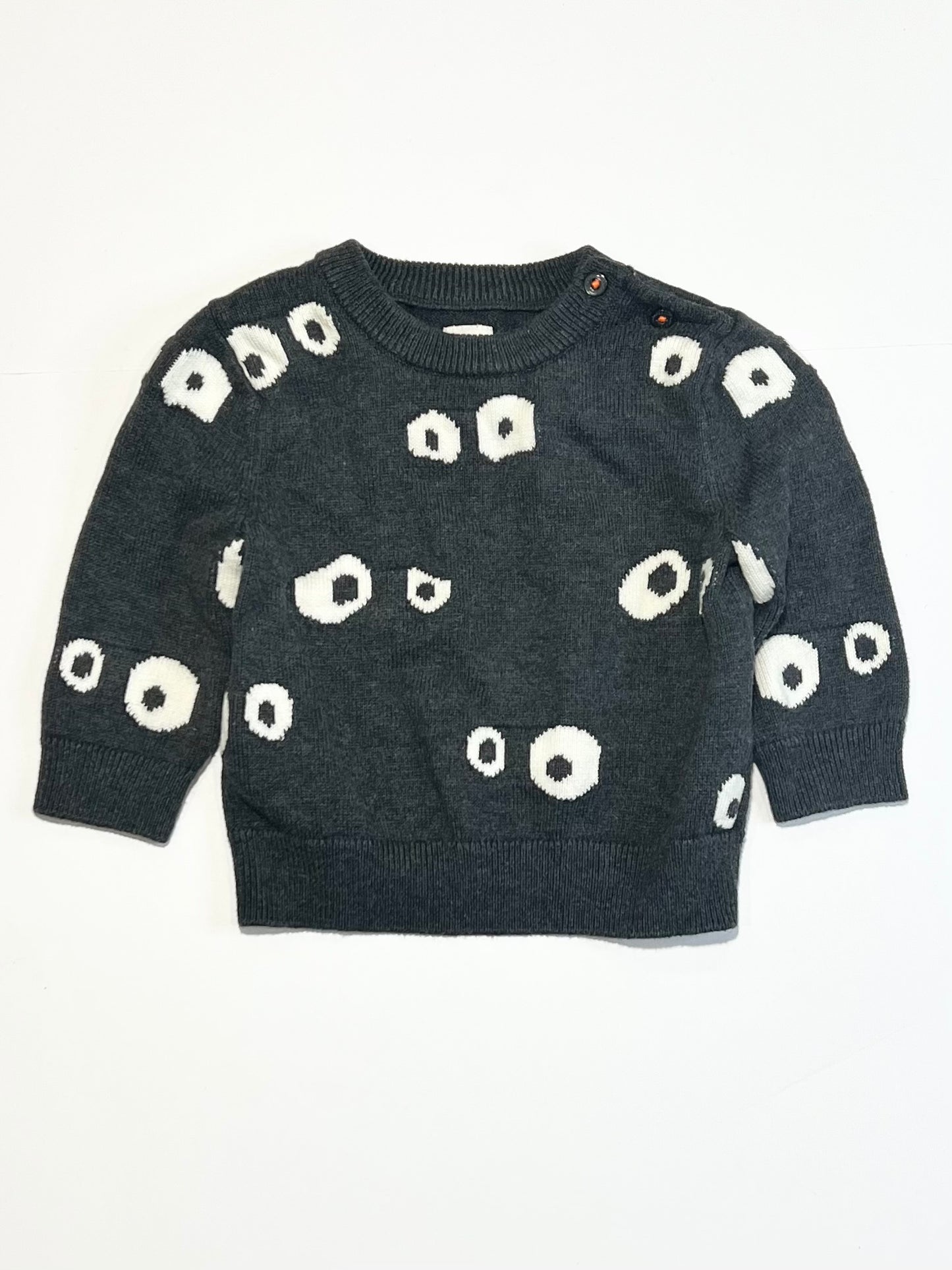 Grey knit jumper - Size 00