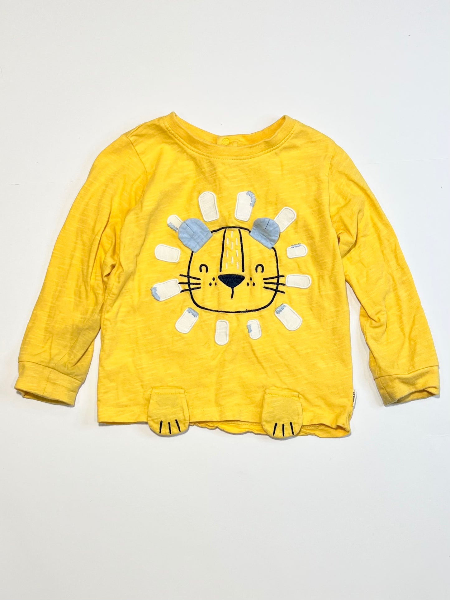 Yellow lion top - Size 2