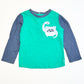 Green dinosaur top - Size 2