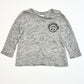 Grey smiley face top - Size 2