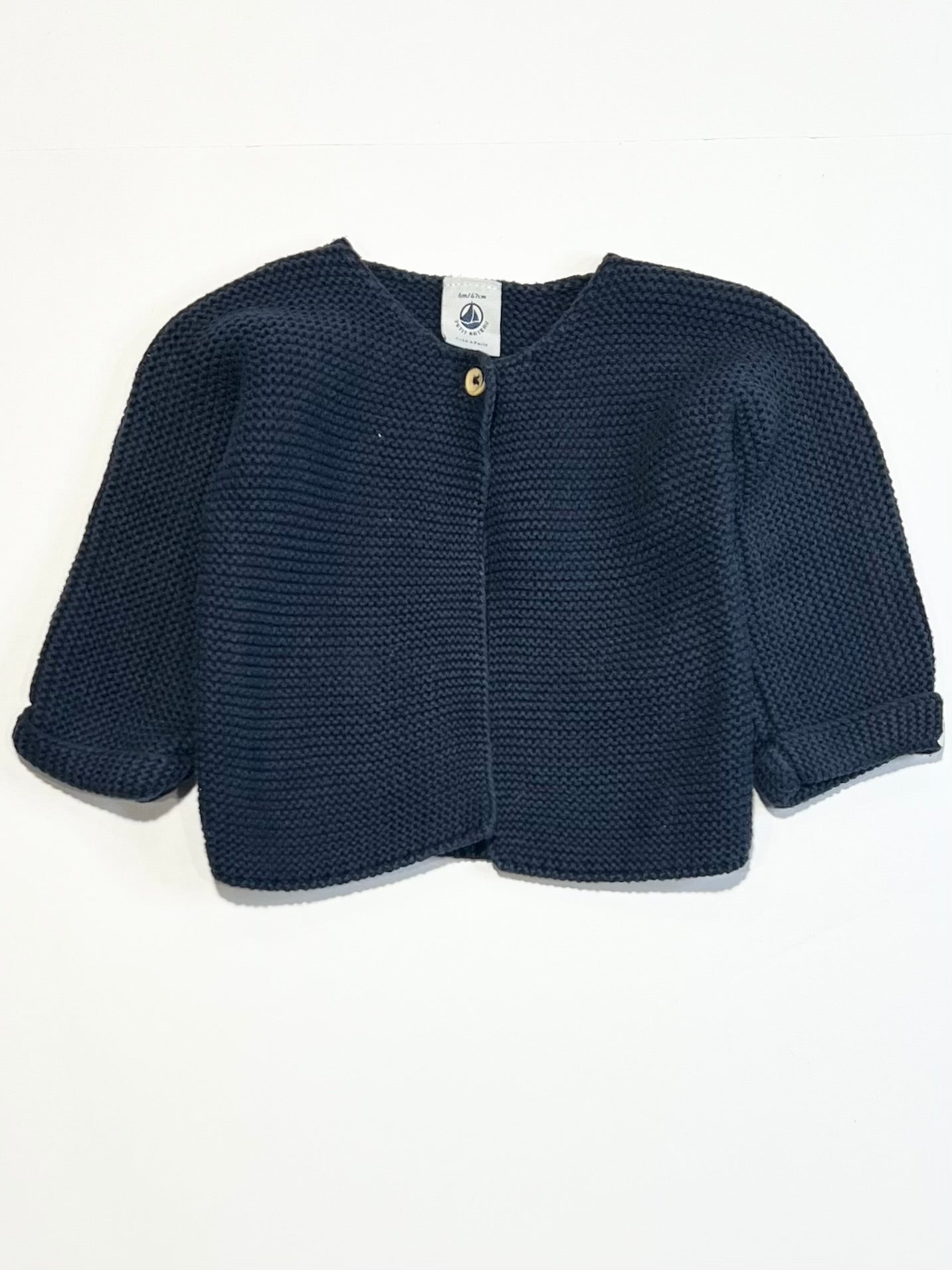 Navy knit cardigan - Size 00