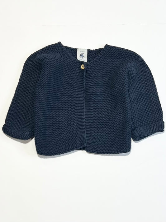 Navy knit cardigan - Size 00