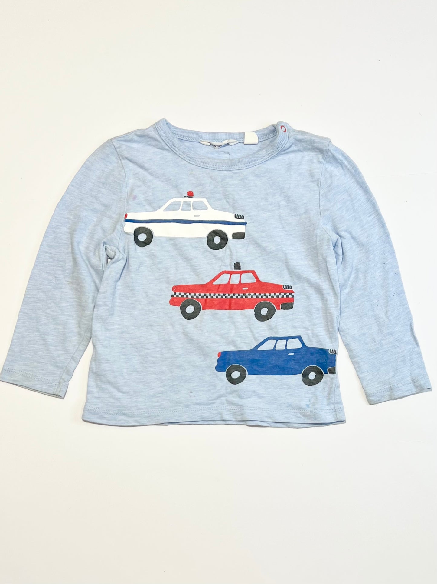 Blue vehicles top - Size 2