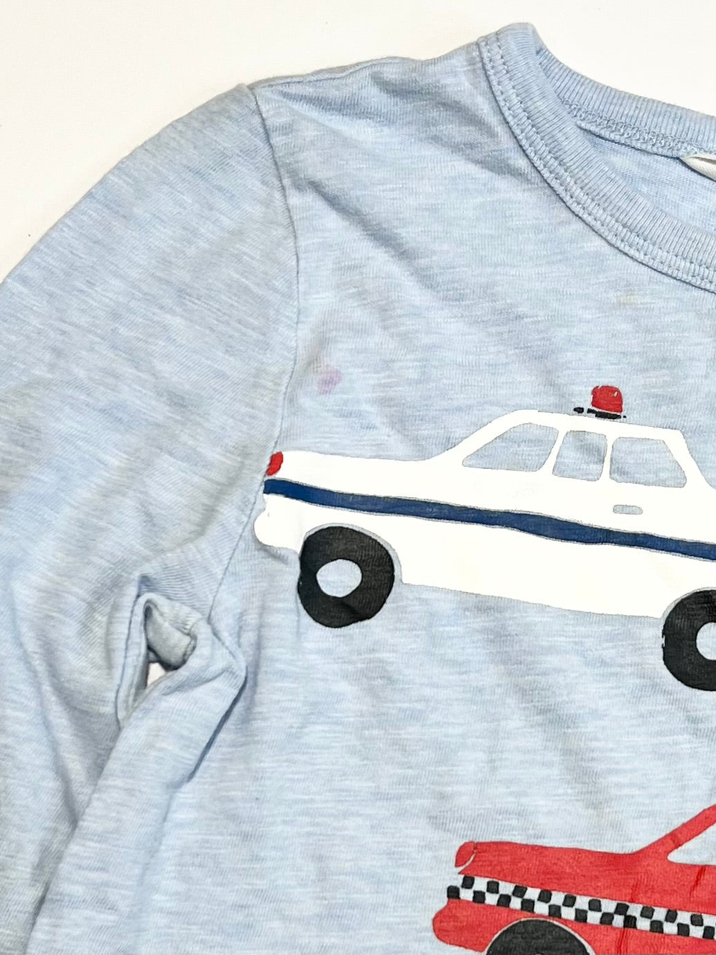 Blue vehicles top - Size 2