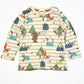 Tan animals top - Size 2
