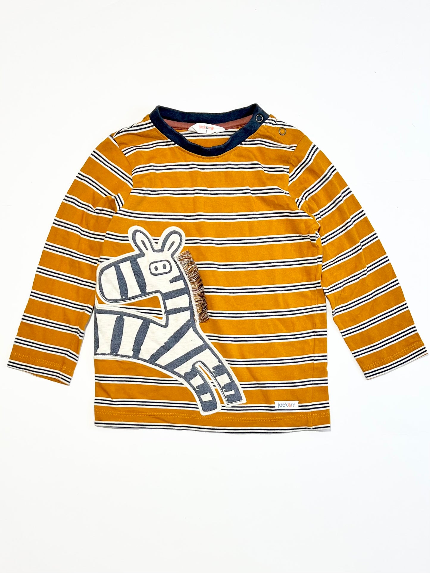 Striped zebra top - Size 2