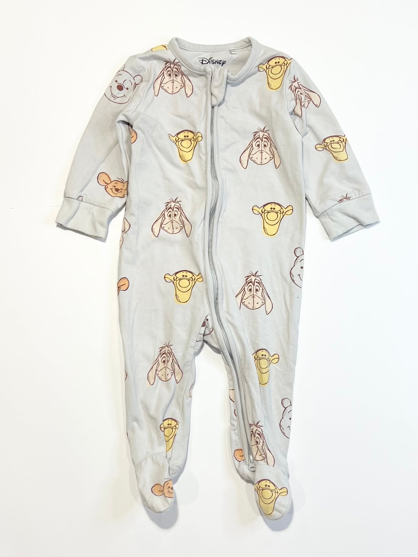 Winnie the Pooh zip onesie - Size 00