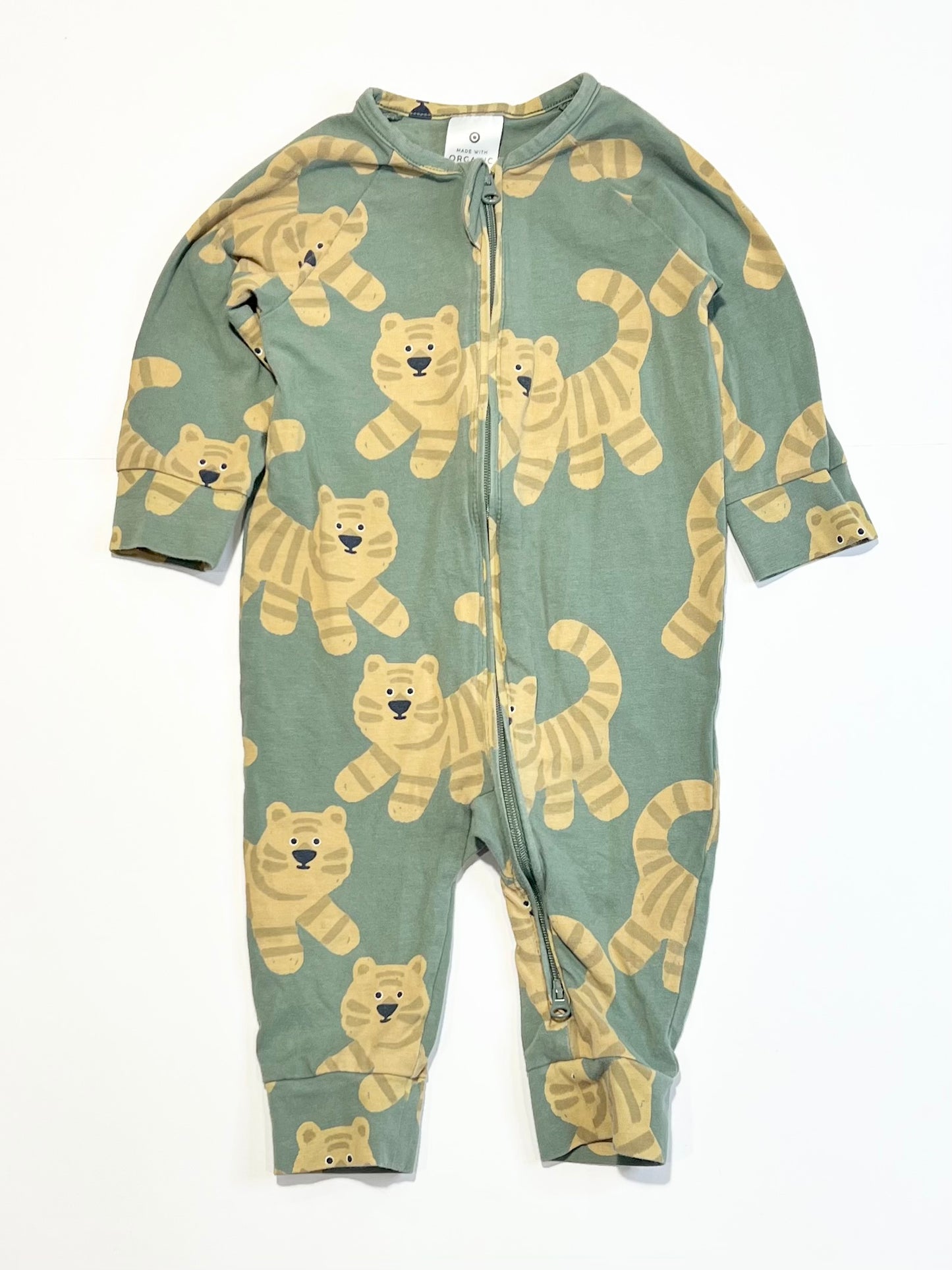 Tigers zip onesie - Size 00