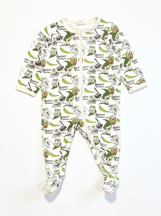 Gumnut Babies zip onesie - Size 00