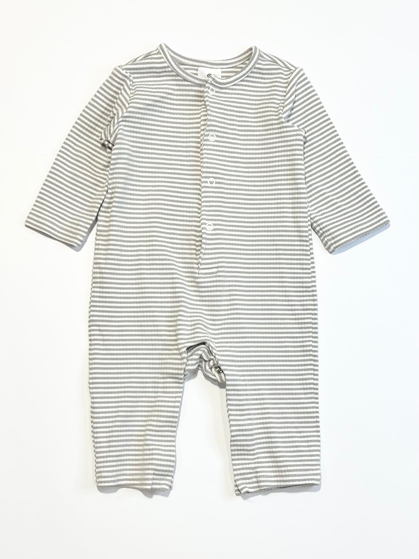 Ribbed henley onesie - Size 00