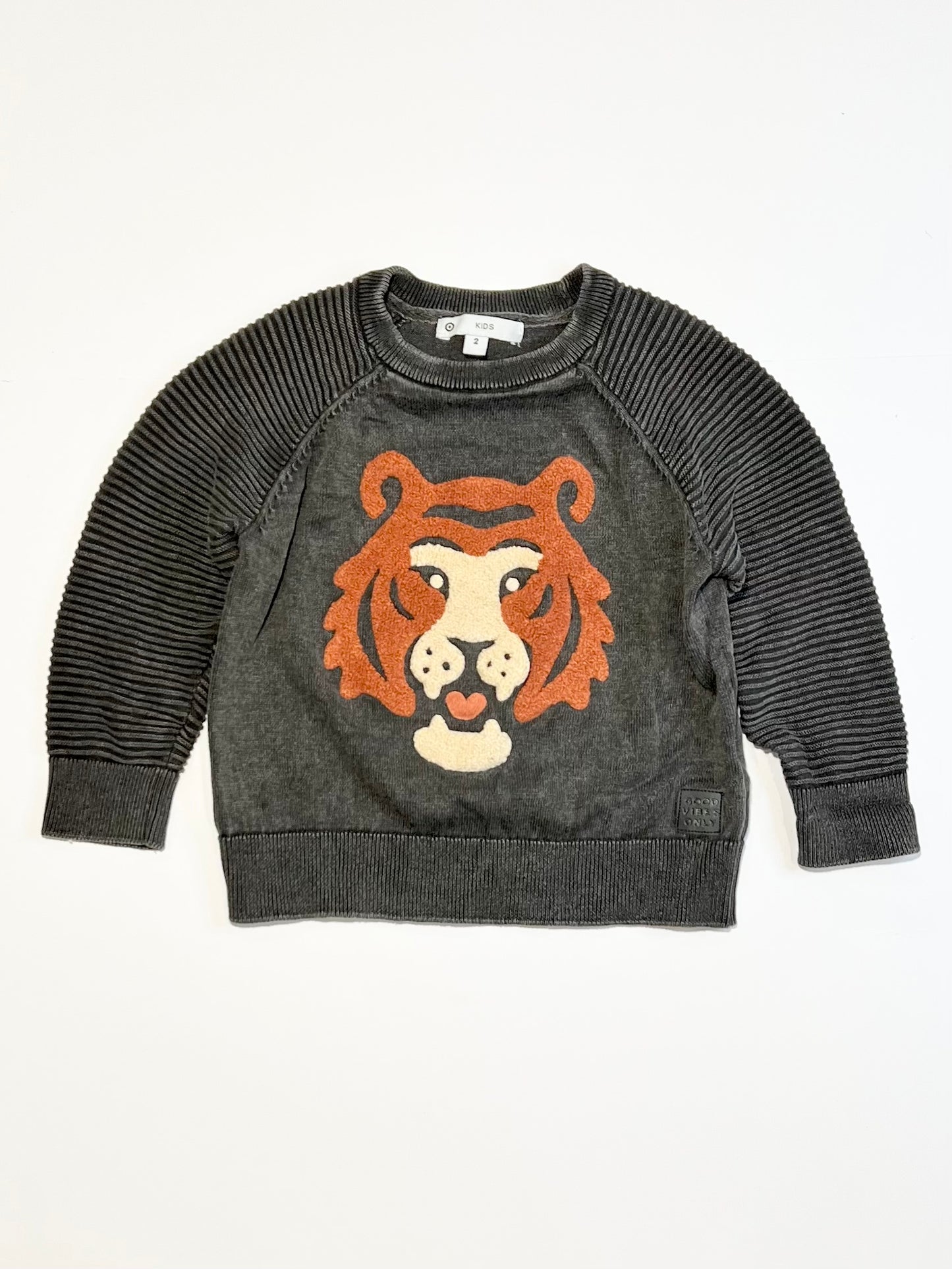 Tiger knit jumper - Size 2