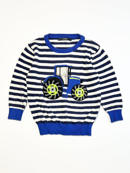 Striped knit jumper - Size 2-3