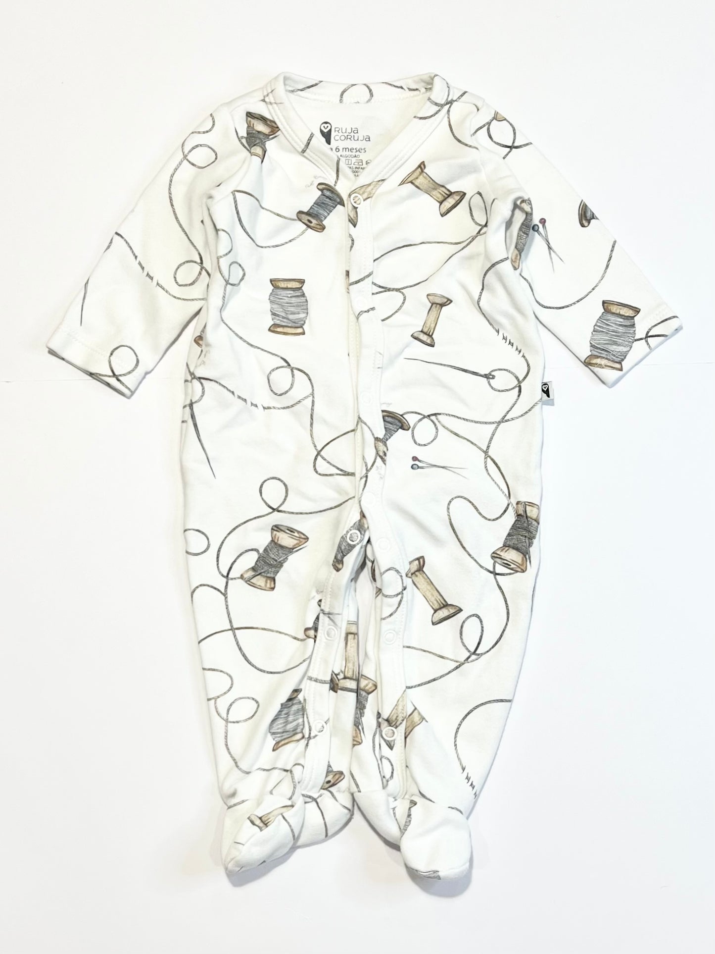 Thread and needle onesie - Size 00