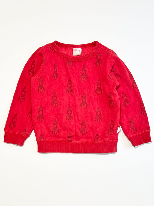 Red rockets sweater - Size 2