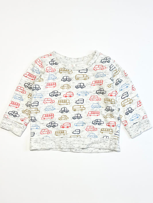 Vehicles sweater - Size 2