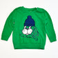 Green bunny sweater - Size 2