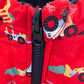 Red trucks puffer vest - Size 2