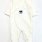 White fleece onesie - Size 00