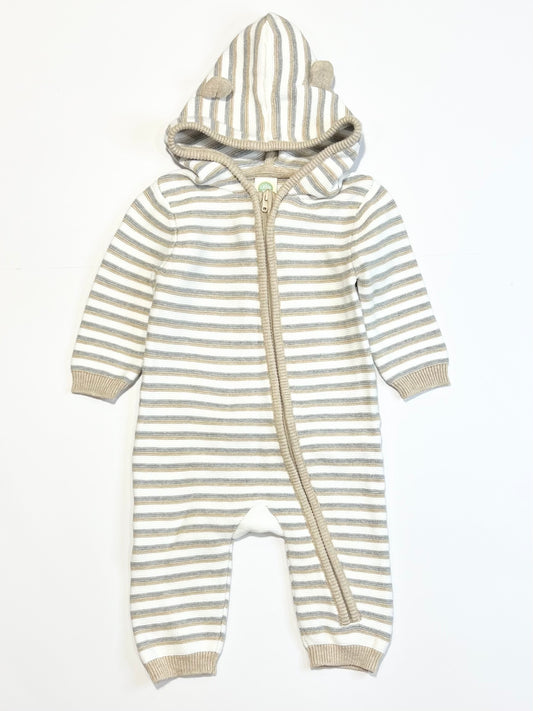 Hooded knit coverall - Size 00