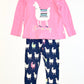 Llamazing pyjamas - Size 2