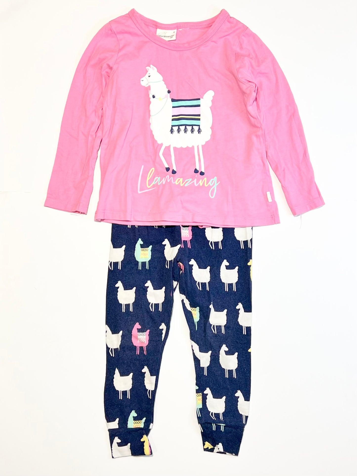 Llamazing pyjamas - Size 2