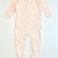 Striped velour onesie - Size 2