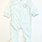 Blue velour onesie - Size 00