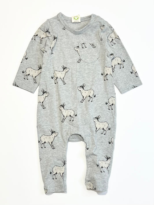 Grey donkey onesie - Size 00