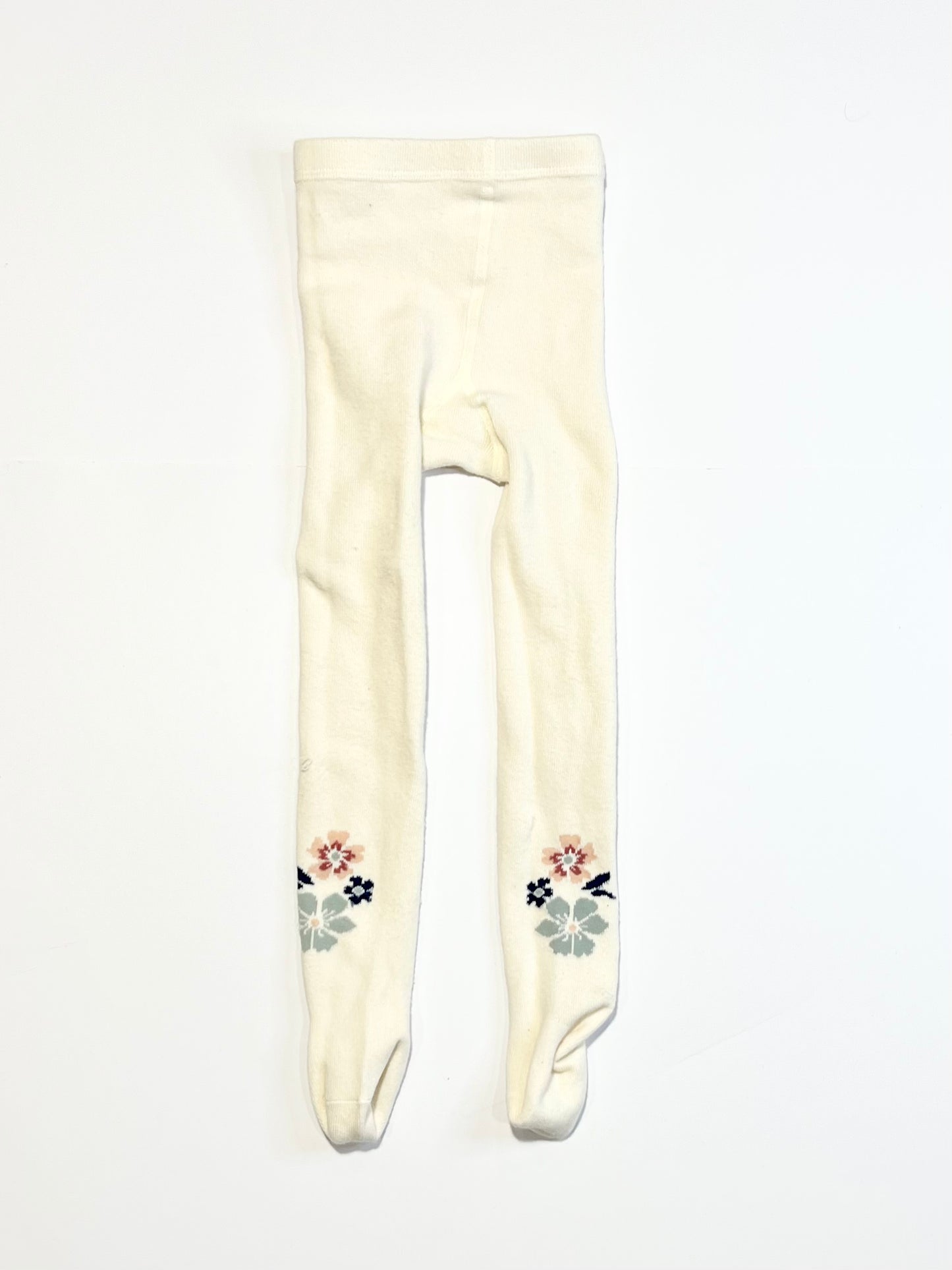 Floral tights - Size 2