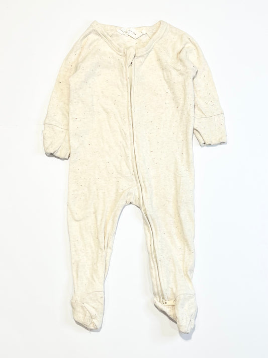 Ribbed zip onesie - Size 00