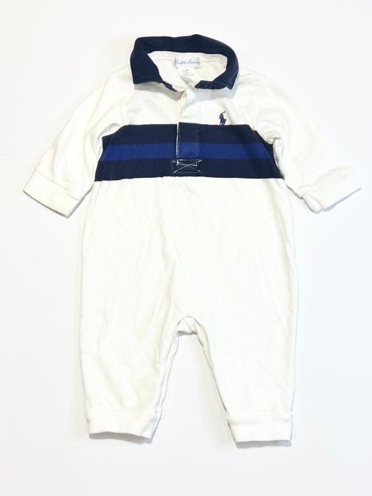 White polo onesie - Size 00