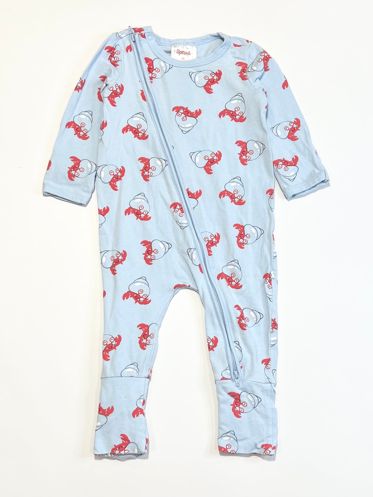 Crabs zip onesie - Size 00
