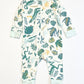 Green frogs zip onesie - Size 00