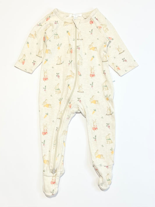 Bunny zip onesie - Size 00