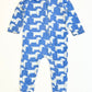 Blue pups zip onesie - Size 00