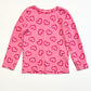 Ribbed hearts top - Size 2