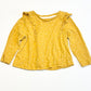 Spotty ruffle top - Size 2