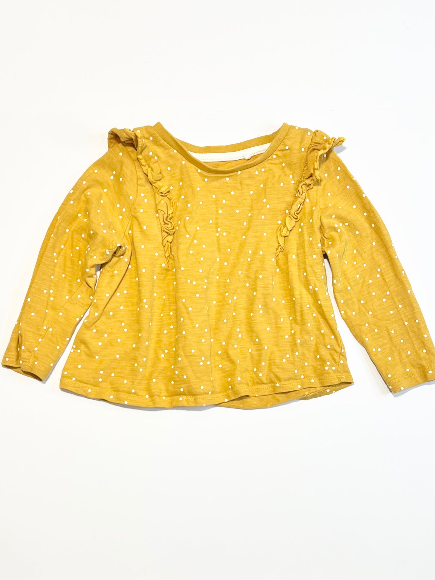 Spotty ruffle top - Size 2