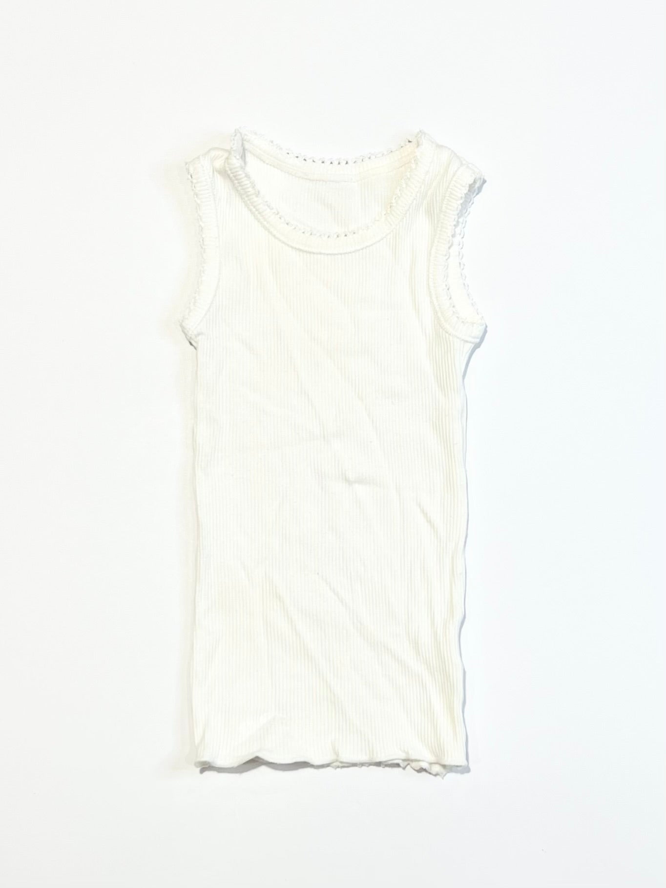 White singlet - Size 00