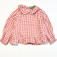 Woven cotton gingham top - Size 2