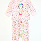 Pink spotty pyjamas - Size 00