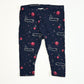 Navy ladybug leggings - Size 00