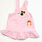 Pink corduroy pinafore - Size 2