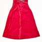 Red velour dress - Size 2