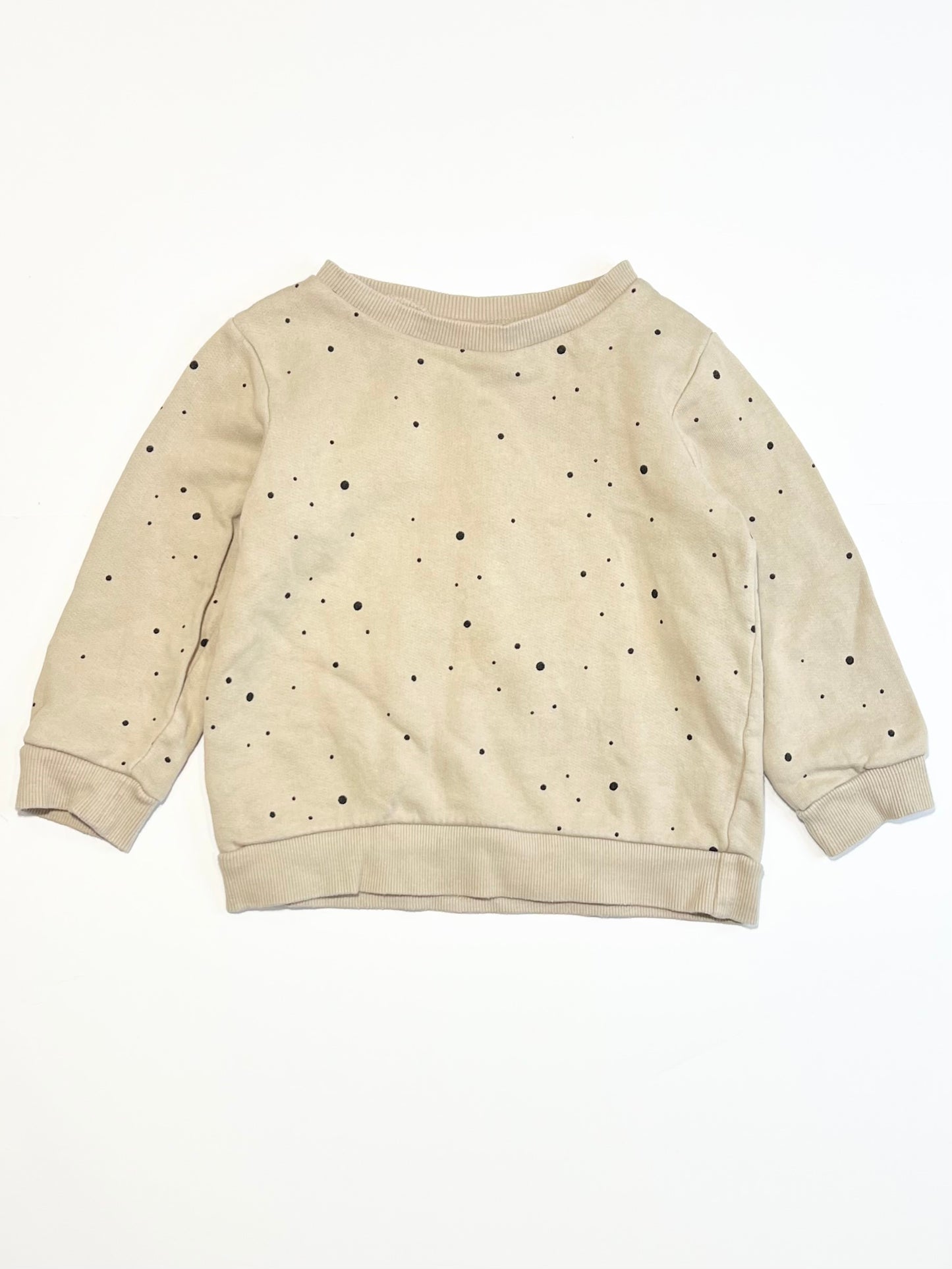 Brown spotty sweater - Size 2
